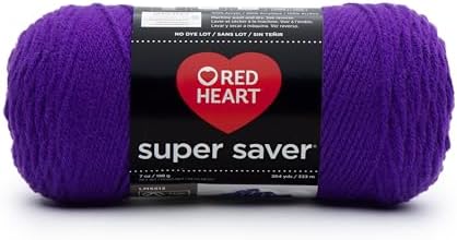 RED HEART Super Saver Yarn, Amethyst