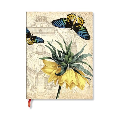 Golden Fritillaria Mini Lined Softcover Journal (Elastic Band Closure)