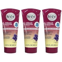 Fast Acting Gel Cream Hair Remover Veet Hair Remover Women 6.78 oz Pack of 3
