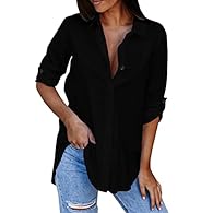 floral blouses flowy mesh shirts womens short sleeve linen tops casual v-neck button-down blouse long shirts loose plus size tunic women's summer blouses ruffle short sleeve crew neck chiffon tops pleated double-layer mesh tunic t-shirts ladies tunic...