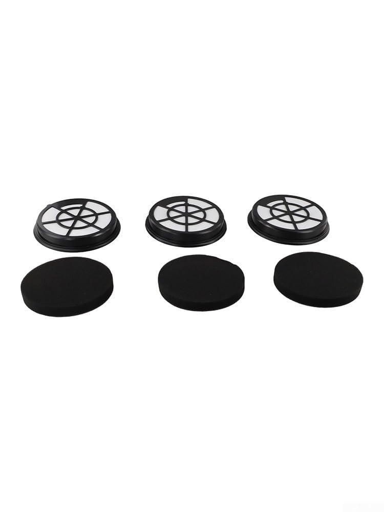Lot De 6 Filtres En éponge Pour Aspirateur Eureka NEN0101/NEN0106/NEN110A/NEN110B/NEN110D - Remplacement Facile - 13