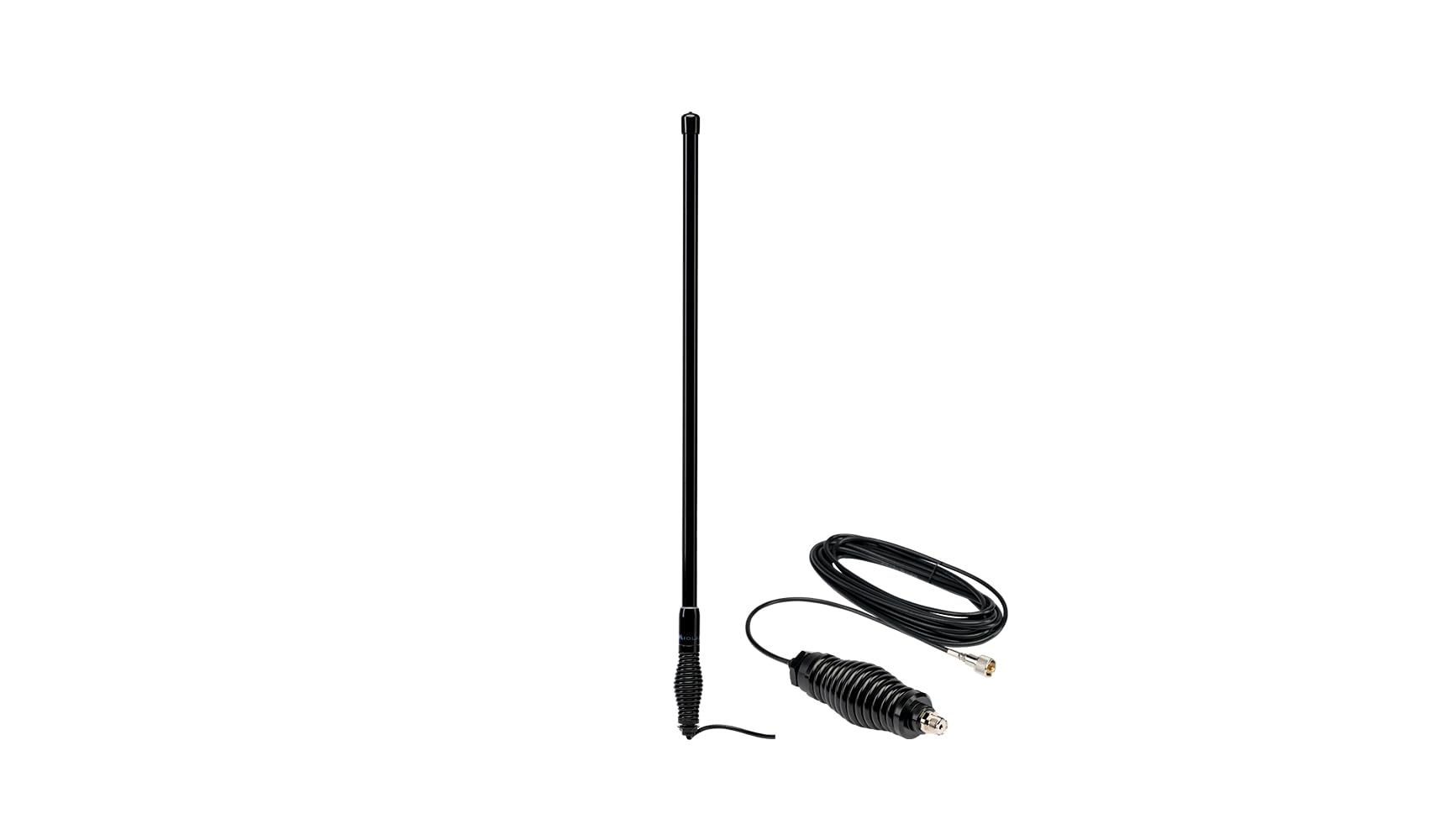 Midland - MXAT05VP-3dB Heavy-Duty Bull Bar Antenna Spring Base Micromobile - 28.5” with 462-468 MHz Frequency - Long Range GMRS Communication - Overlanding Off-Roading - Easy to Install