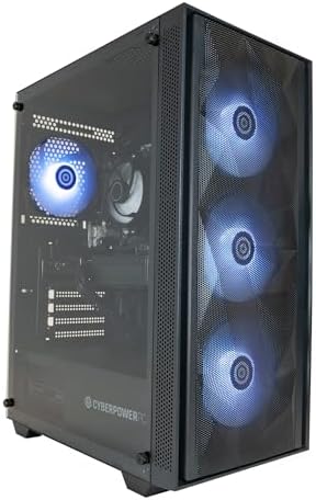 CyberPowerPC Wyvern Gaming PC - AMD Ryzen 5 5500, Nvidia RTX 3050...