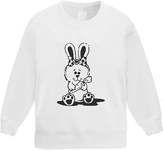 Azeeda 'Baby Rabbit & Carrot' Kid's Sweatshirt/Jumper (5-6 Years) (KW00062984)