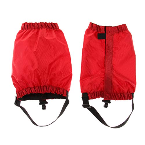 YIJU 2 Pares de Chuteiras de Caminhada Grampos de Fricção + Perneiras de Tornozelo de Perna Baixa -