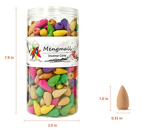 300 Pcs Backflow Incense Cones For Waterfall Mixed Natural Scents For Waterfall Incense Burner Holder #TOP6