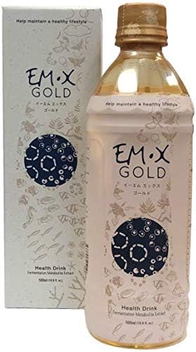TeraGanix EM-X Gold Prebiotic | 500mL | Immune Support Drink - Fast-Absorbing and Nutrient-Rich Liquid Formula With Nigari, Yeast Extract, Calcium Carbonate and Molasses | Balance pH & Protect Organs