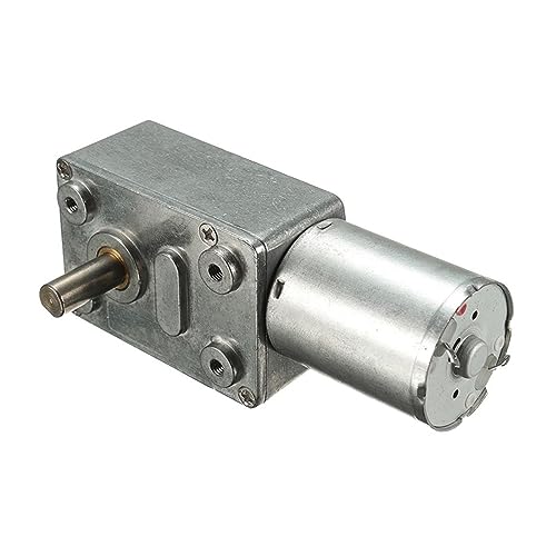 Moteur ver 370 angle droit 12V 0.6 TR/Min à engrenages de précision