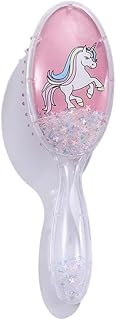 مشط بتقنية الوسادة الهوائية بتصميم كرتوني لطيف للرمال المتحركة من فاشون مانيا، مشط وسادة هوائية لتدليك فروة الرأس، فرشاة فك تشابك الشعر مضادة للكهرباء الساكنة، 1 قطعة (يونيكورن زهري)
