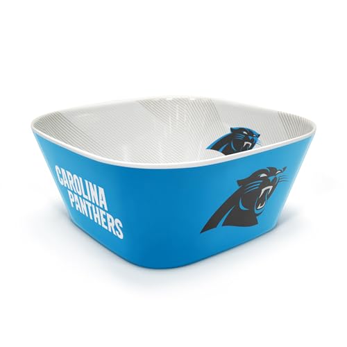 YouTheFan NFL Carolina Panthers Large Party Bowl