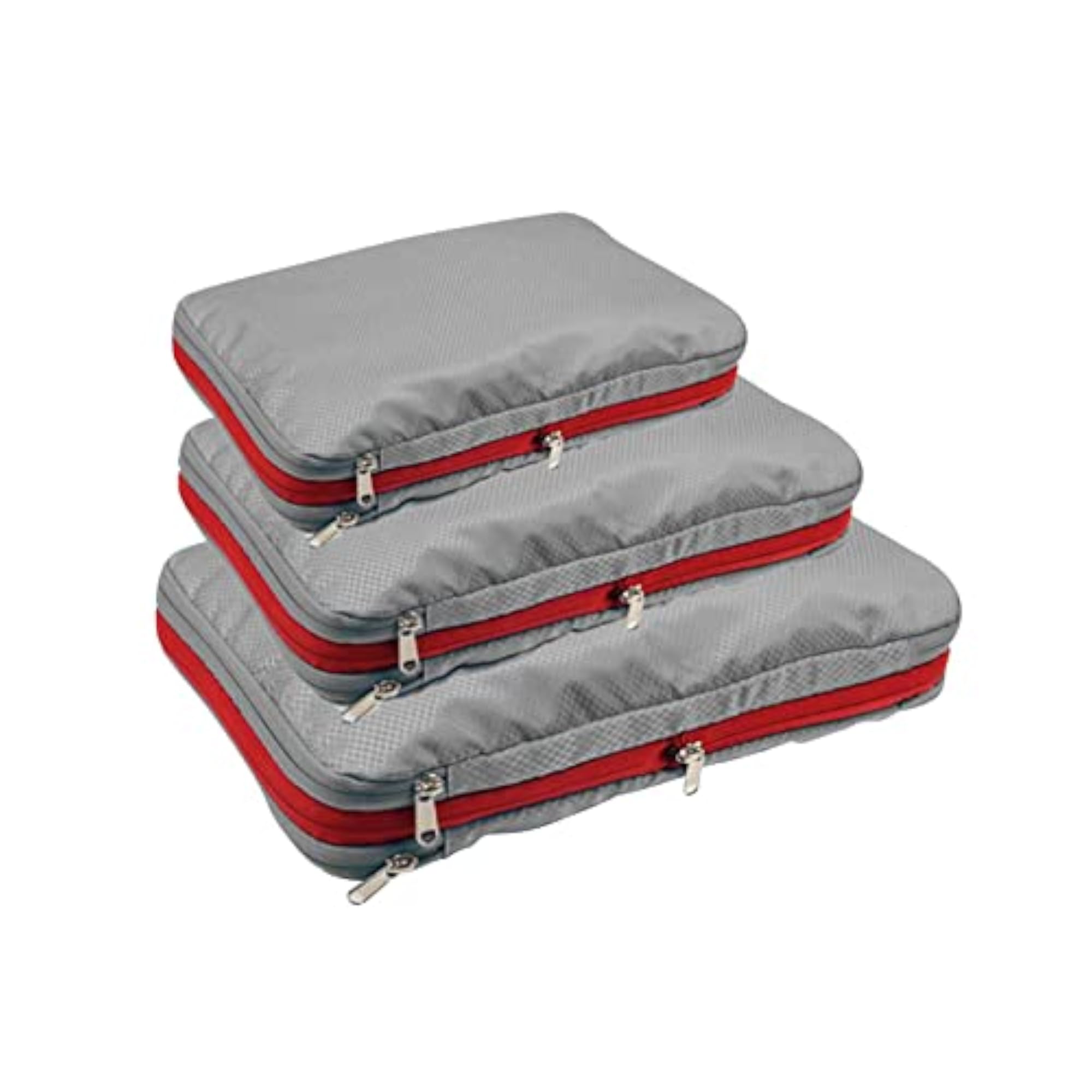 3Pcs Compression Packing Cubes Set, Gray