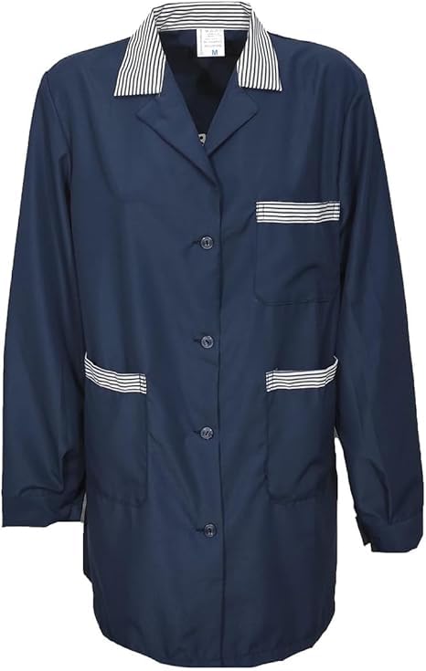 Blouse tablier école maternelle bleu XL pour femme enseignante