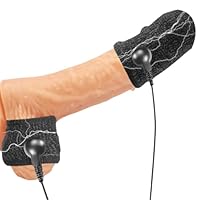 Elektro Shock Penisring Hodenring zur Elektrostimulation Penis Trainer Penisringe Prostata Massage Elektrische Sex Toy Masturbator Stimulator Verzögerte Ejakulation Sexspielzeug für Männer Paare