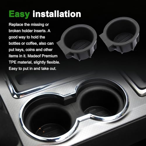 Repuesto Porta Vasos Consola Central Ford F150 2009-2014 miniatura 4