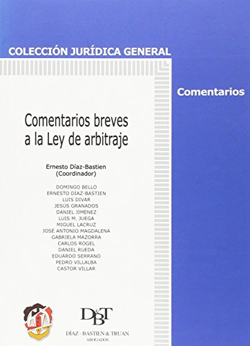 Portada de Comentarios breves a la Ley de arbitraje