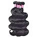 Ulove Hair Brazilian Hair 3 Bundles with Closure Body Wave 4×4 Lace Closure with Bundles Unprocessed Human Hair Extensions Weave With Closure Natural Color(18 20 22+16
