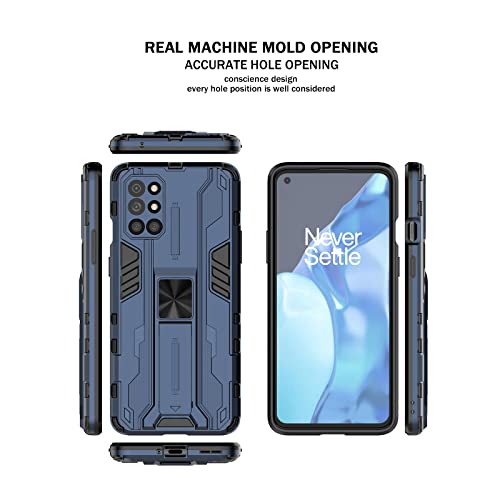 Coque OnePlus 8T et 9R avec protection écran verre bleu - 7