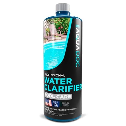 AquaDoc Pool Clarifier Liquid for Cloudy Water Treatment - 32oz