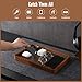 ProCase Wooden Valet Tray for Men, Wood Catch-All EDC Organizer, Nightstand, Entryway Bedside Dump Holder, for Wallets, Keys, Watches, Phones, Loose Change, Trinkets -DarkBrown
