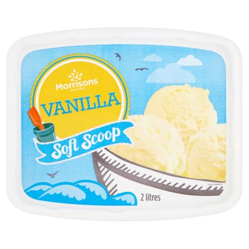Morrisons Vanilla Soft Scoop, 2l (Frozen)