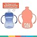 Nuby Mini Grip N' Sip No-Spill Baby Sippy Cups with Handles and Soft Spout - (3 Pack) 5 oz - 6+ Months - Red/Blue/Green