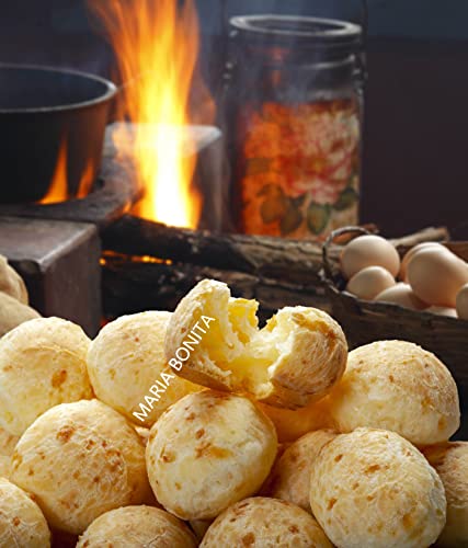 Pao de Queijo, 3x 400 g , brasilianische Käsebrötchen, glutenfrei Mehl, kein künstlicher Geschmack - Maria Bonita