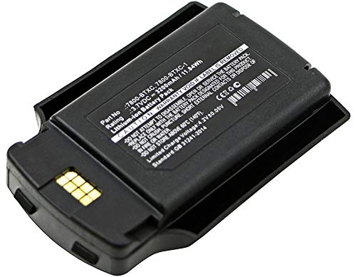 Image of CELLONIC, Battery Barcode Scanner compatible with Honeywell Dolphin 7800, Dolphin 7600, Dolphin 7600 II (3200mAh, 3.7V)