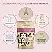 Imagen de GLORIOSO Proteina Isolate Vegana Sin Azucar Ni Lactosa con DigeZyme® Batido Bajo en Carbohidratos Sin Gluten Vegan Protein Powder con Mezcla a Base de Guisantes Arroz y Calabaza Sabor Vainilla 600g