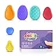 BDwing Silikon Fidget Toys Sensory Stones, 6 Stück Anti Stress Finger Spielzeug Stressabbau Reliever Geschenk für Kinder und Erwachsene, ADHS & Autismus Sensory Toys