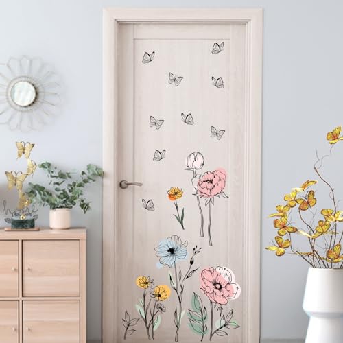 Vinilo Decorativo Floral Grande Mfault 35x12 in miniatura 5