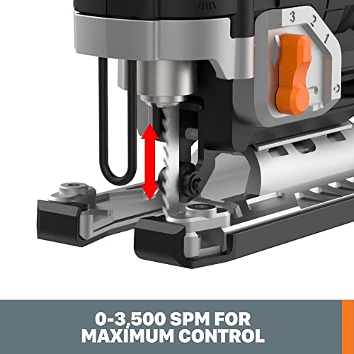 WORX Cordless Jigsaw, 20V Brushless, WX542L - image 5