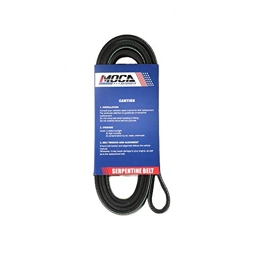 Image of MOCA 6PK2375 EPDM Serpentine Belt fit 08-12 for Chevy Malibu 3.6L & 07-09 for Pontiac G6 & for Saturn Aura 3.6L & 90-92 for Ford F-250 5.8L & 03-04 for Ford Mustang 4.6L