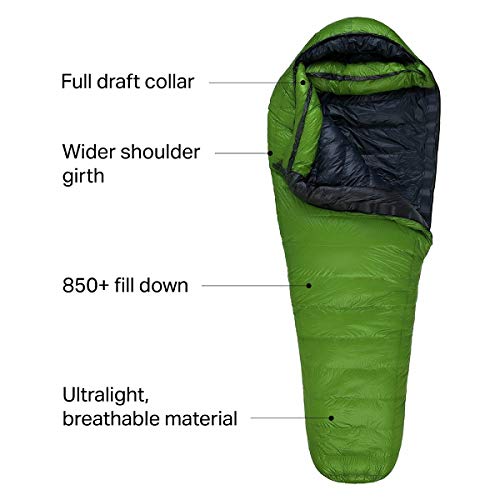 Western Mountaineering Bolsa de Dormir Versalite 10 Grados Verde Musgo 6FT / Cierre Izquierdo miniatura 6