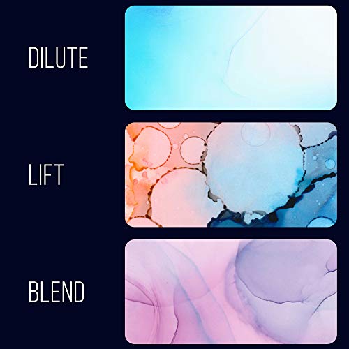 U.s. Art Supply Alcohol Ink Color Blender Solution, Large 4.2 Ounce Bottle - Alcohol-Based Dye Paint Blending Mixing Solution To Lighten, Blend, Dilute, Re-Wet, Remove, Lift Ink - Epoxy Resin Art #TOP2