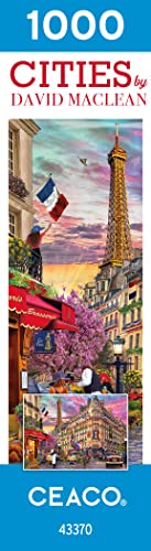 Ceaco - David Maclean - Cities - Bonjour Paris - 1000 Piece Jigsaw Puzzle #TOP7