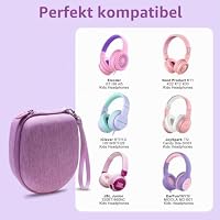 XANAD Kinder Kopfhörer Tasche für iClever Leicht Bluetooth Kopfhörer (lila) – Ansicht 4