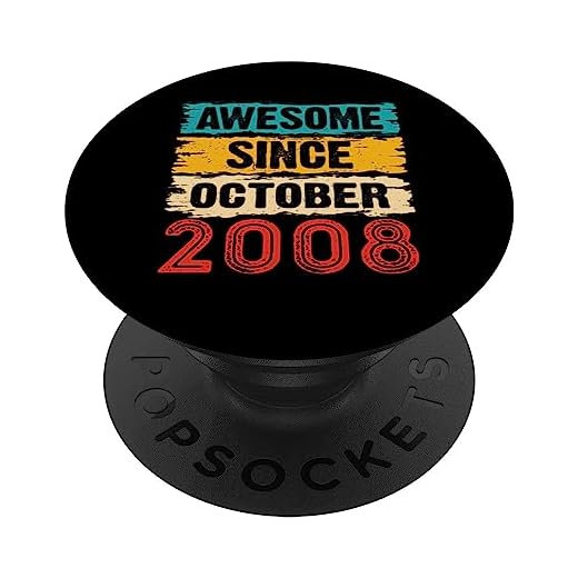 Regalos de 15 años impresionantes desde octubre de 2008 para 15 cumpleaños PopSockets PopGrip Intercambiable