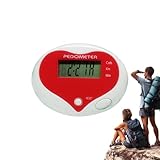 Avec clip en forme de cœur portable électronique précis - Podomètre Compteur de pas | Compteur de pas de fitness pour hommes, femmes, , marche, course, randonnée, activité physique quotidienne