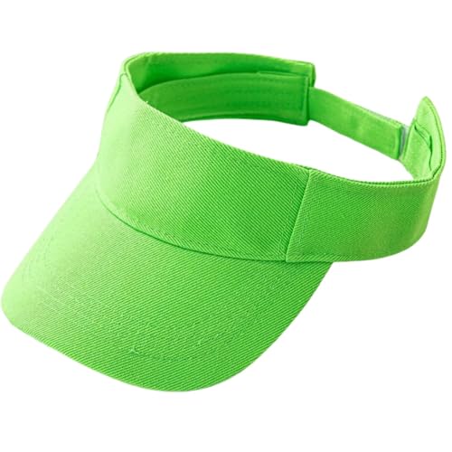 Sporty Sun Visor Cap - Breathable, Adjustable Baseball Hat for Outdoor Activities, Solid Color