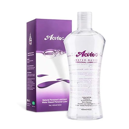 Acvioo Gel Lubricante Intimo Sexual a Base de Agua (400ML)