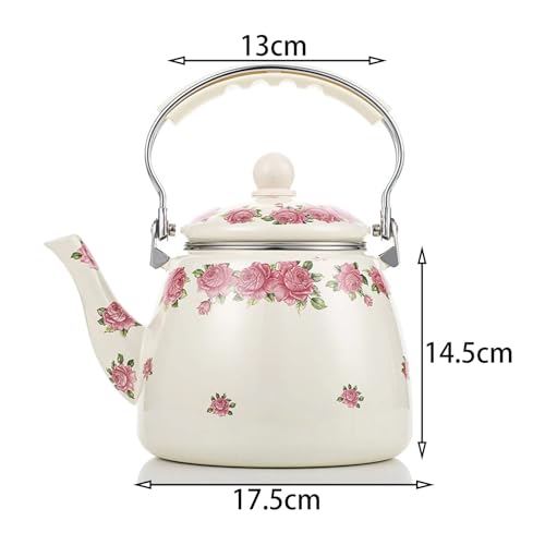 Théière en porcelaine émaillée rétro le cadeau déco idéal