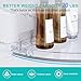 YAWSOUP Acrylic Corner Shower Shelves,Adhesive Shower Caddy Organizer for Bathroom Storage Home Decor,Clear, RustProof, No Drilling Bathroom Wall Shelf,2-Pack
