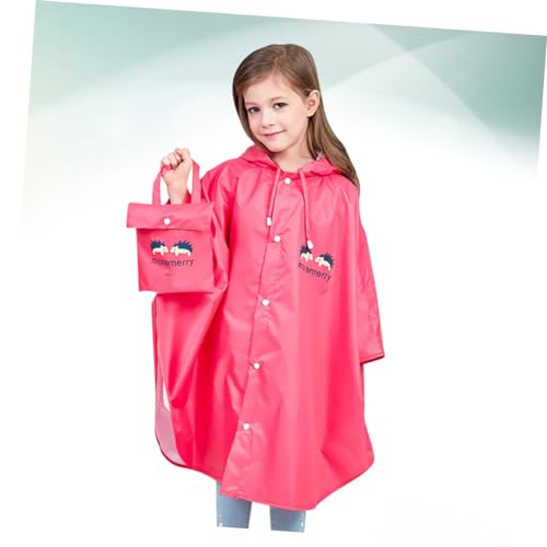 GALPADA Capa De Chuva Com Capuz Crianças Com Capuz Impermeável Poncho De Chuva Para Caminhada Capa D