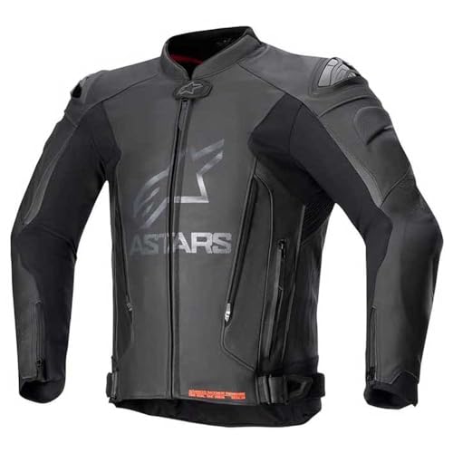 Alpinestars GP Plus V4 Veste en Cuir de Moto (Black,50)