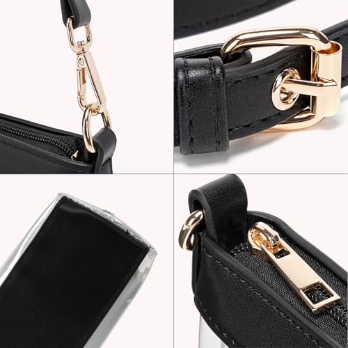 Image of Wuflyover Clear Bag for Stadium Events, Clear Purse for Women