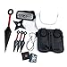 Anime Ninja Cosplay Accessori per Costume Fascia Anti-Konoha Anello "Zhu" Collana Itachi Ciondolo Giocattoli Shinobi per Unisex