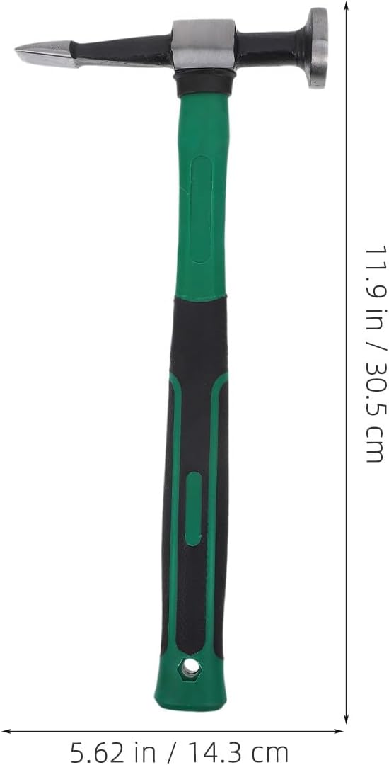 MAGICLULU Car Dent Hammer with Plastic Handle, and Flat Head Auto Repair Tool for Metal Working and Emergency Car Surface Repair