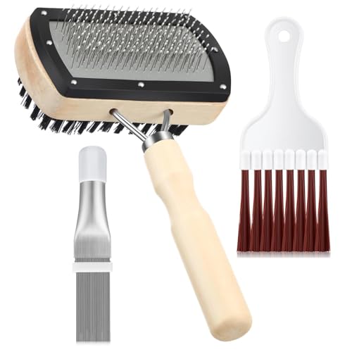 Refrigerator Coil Cleaning Brush - Suitable AC Vent Cleaner | 3 Pack AC Coil Cleaner Coil Cleaning Brush - Air Conditioning Cleaning, AC Coil Brush for Condenser, Computer