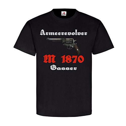 Autriche Marine Revolver T-Shirt M 1870 Cadeau Idéal Noir 3XL