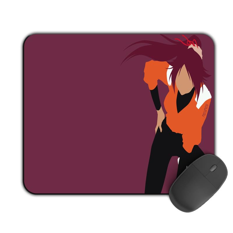 Image of Printed Designer Mouse Pad Shihoin Illustration (200MM X 240 X 3MM) Enhance Gaming and Work Performance Comfortable and Precise Non-Slip Water Proof Bleach Mouse Pad.